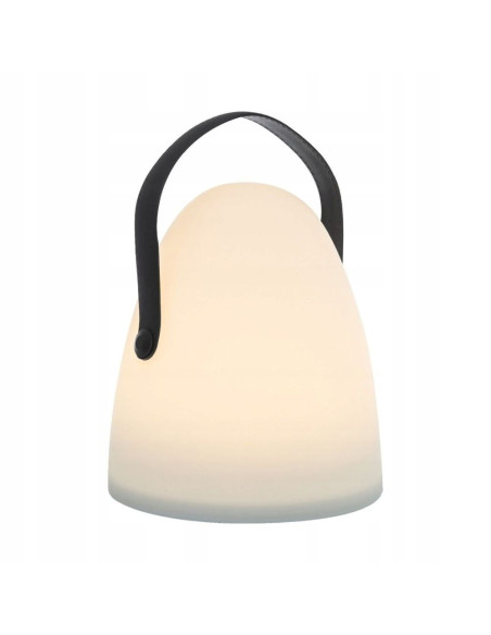 Elegancka lampka stołowa LUKA LED - nowoczesny, bezprzewodowy dodatek do biura i wnętrz w kolorze białym i czarnym