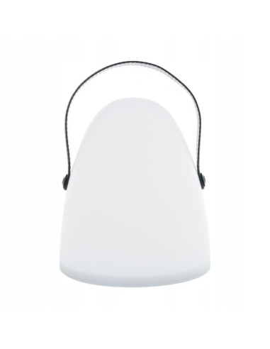 Elegancka lampka stołowa LUKA LED - nowoczesny, bezprzewodowy dodatek do biura i wnętrz w kolorze białym i czarnym