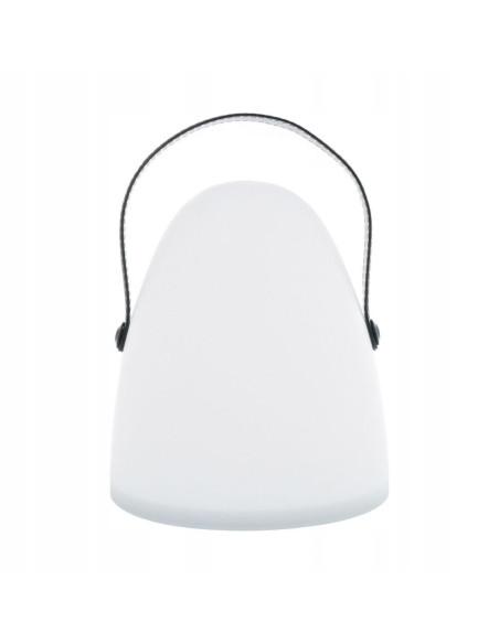 Elegancka lampka stołowa LUKA LED - nowoczesny, bezprzewodowy dodatek do biura i wnętrz w kolorze białym i czarnym