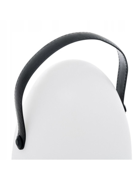 Elegancka lampka stołowa LUKA LED - nowoczesny, bezprzewodowy dodatek do biura i wnętrz w kolorze białym i czarnym