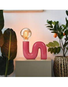 Lampa dekoracyjna „Serpent” S w kolorze czerwonym do pokoju dziecięcego AVIANO LIGHTING, E27, 40W 2