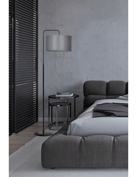 Lampa podłogowa TRAPO z regulowanym kloszem - elegancki akcent w kolorach do każdego wnętrza