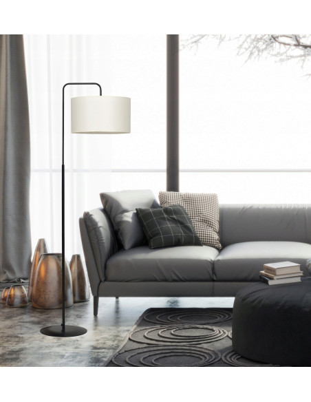 Lampa podłogowa TRAPO z regulowanym kloszem - elegancki akcent w kolorach do każdego wnętrza