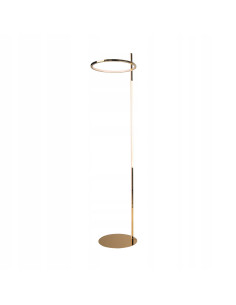 Lampa podłogowa LED Lozanna w złocie - elegancki element oświetlenia do nowoczesnych wnętrz od Maxlight