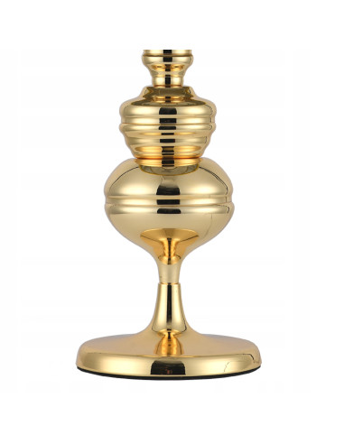 Lampa stołowa z lustrzanym wykończeniem QUEEN w złocie - elegancki akcent w stylu glamour do każdego wnętrza