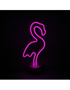 Lampa stołowa LED Flamingo FM-NB23 - różowa, nowoczesna, RGB, idealna do sypialni i pokoju dziecięcego. 2