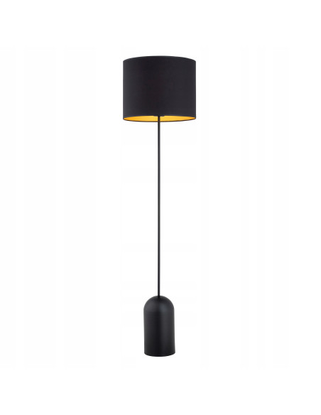 Elegancka Lampa Podłogowa ASPEN w Czarno-Złotym Stylu do Nowoczesnych Wnętrz