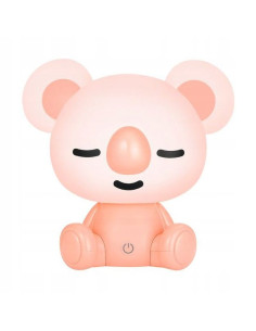 Lampka nocna KOALA w delikatnym różowym kolorze - LED 93 lumeny, idealna do pokoju dziecięcego.