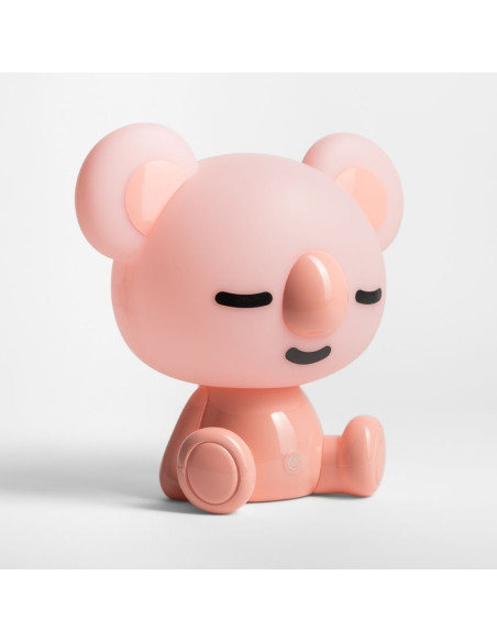 Lampka nocna KOALA w delikatnym różowym kolorze - LED 93 lumeny, idealna do pokoju dziecięcego.