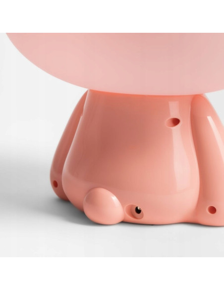 Lampka nocna KOALA w delikatnym różowym kolorze - LED 93 lumeny, idealna do pokoju dziecięcego.