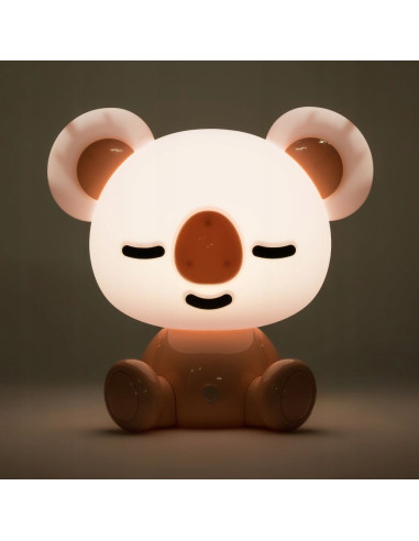 Lampka nocna KOALA w delikatnym różowym kolorze - LED 93 lumeny, idealna do pokoju dziecięcego.