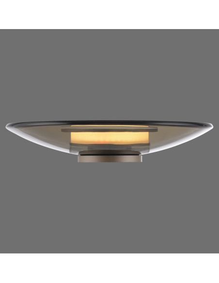 Lampa stołowa PURE MOON - nowoczesne LED w bursztynowym kolorze, stworzona dla eleganckich wnętrz