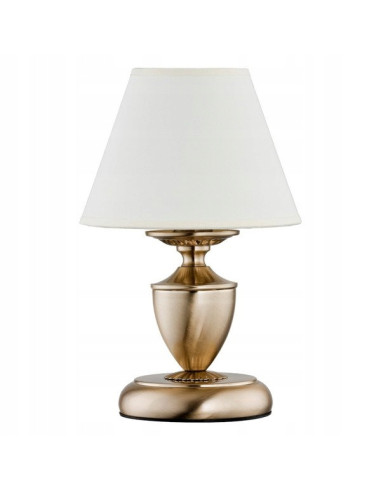 Lampa Stojąca SOFIA w Patynie - Elegancka Lampka Biurkowa E14 do Stylowych Wnętrz