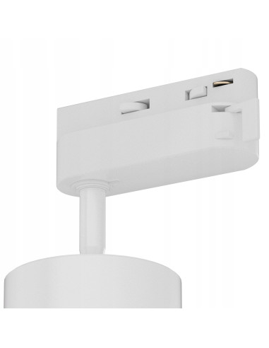 Lampa sufitowa Kika Track Bianco - nowoczesny reflektor GU10 w minimalistycznym, białym aluminium