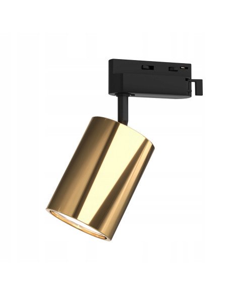 Lampa sufitowa Kika Track Nero/Złota – nowoczesny reflektor szynowy do eleganckiego oświetlenia wnętrz