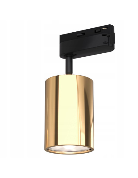 Lampa sufitowa Kika Track Nero/Złota – nowoczesny reflektor szynowy do eleganckiego oświetlenia wnętrz