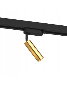 Elegancka Czarna Szyna Oświetleniowa 1,5M Trójliniowa - Minimalistyczny Design i Łatwy Montaż do Wnętrz 2