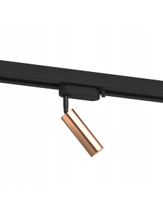 Reflektor sufitowy Slimi w różowym złocie, elegancka lampa LED G9 do systemów szynowych, nowoczesne oświetlenie wnętrz 2