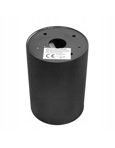 Elegancka tuba natynkowa KJ2186 GU10 w czarnym wykończeniu do nowoczesnego oświetlenia wnętrz.