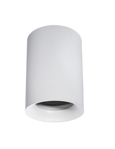 Nowoczesna Lampa Tuba Oświetleniowa GU10 KJ2186 Syntron w Białym Wykończeniu - 10cm do Sypialni i Jadalni