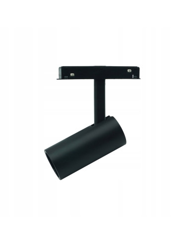 Nowoczesny czarny reflektor szynowy LED 10W 4000K - eleganckie oświetlenie do kuchni i przestrzeni roboczej