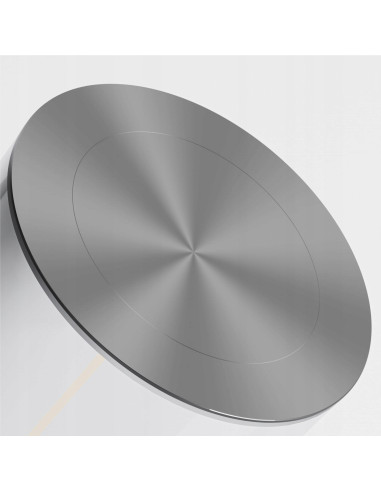 Nowoczesna przenośna lampa LED Esterno z USB, ściemniacz dotykowy, wodoodporna, 100 lumenów, szary/przezroczysty