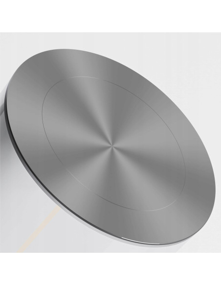 Nowoczesna przenośna lampa LED Esterno z USB, ściemniacz dotykowy, wodoodporna, 100 lumenów, szary/przezroczysty