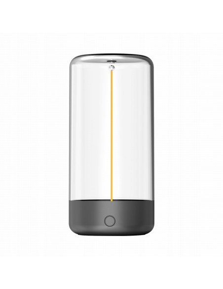 Lampa stołowa ESTERNO z przezroczystym kloszem, akumulatorowa, ściemniana - nowoczesny design do każdego wnętrza