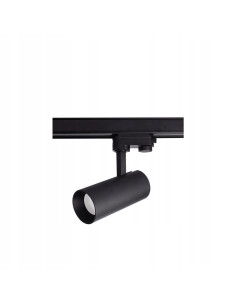 Nowoczesny reflektor LED ICE z regulacją kąta, czarny, idealny do biura i eleganckich wnętrz domowych