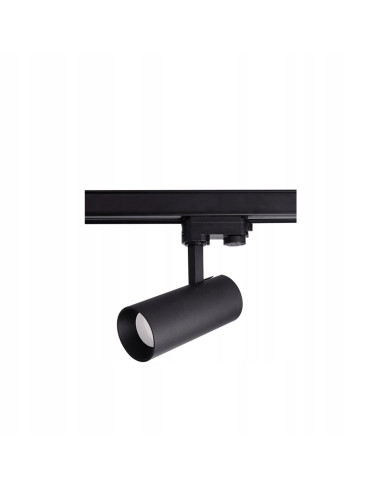 Nowoczesny reflektor LED ICE z regulacją kąta, czarny, idealny do biura i eleganckich wnętrz domowych