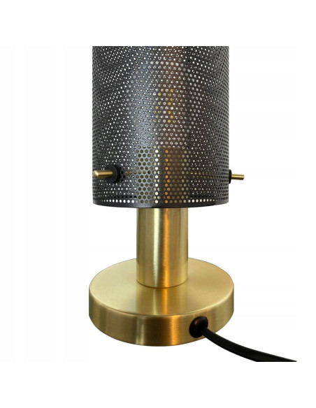 Lampa stołowa Tirana w kolorze złotym i czarnym - nowoczesny, elegancki akcent do każdego wnętrza