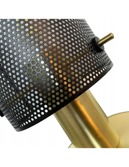 Lampa stołowa Tirana w kolorze złotym i czarnym - nowoczesny, elegancki akcent do każdego wnętrza