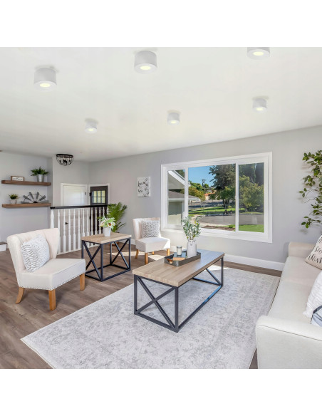 Oprawa sufitowa LED PZE-922 10W IP44, biały, 4000K – idealna do łazienek, kuchni i biur, wysoka jakość światła