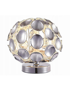 Lampa podłogowa Ontario - nowoczesny akcent dekoracyjny do sypialni i salonu w eleganckim srebrnym wykończeniu.