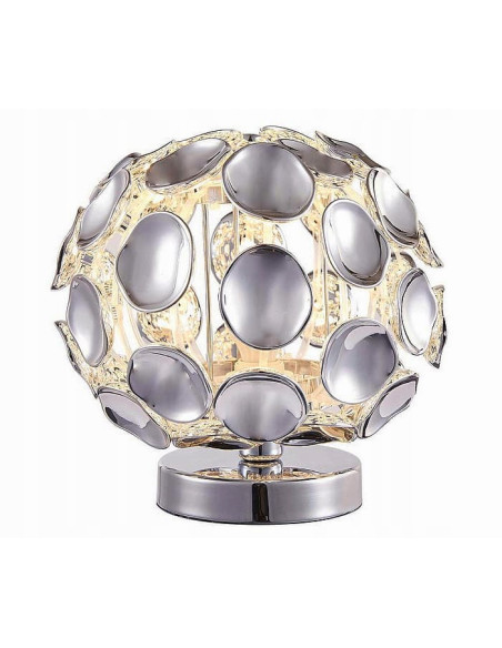 Lampa podłogowa Ontario - nowoczesny akcent dekoracyjny do sypialni i salonu w eleganckim srebrnym wykończeniu.