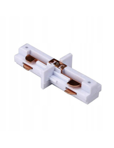 Biały Moduł Łącznika Liniowego – Estetyczne Rozwiązanie Zasilania do Oświetlenia, Orlicki Design