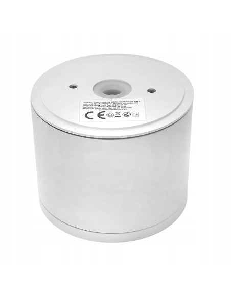 Biały spot sufitowy IP54 do łazienki, minimalistyczny design, aluminium, GX53, 60W, Syntron