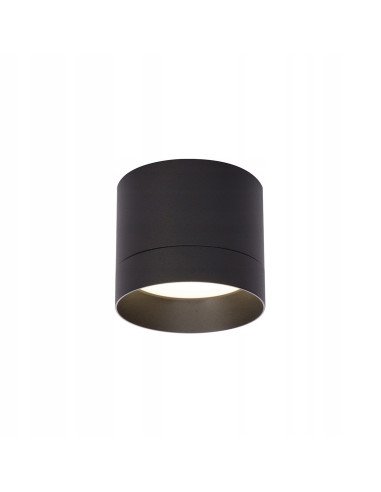 Lampa natynkowa Kendal LED czarna – nowoczesne oświetlenie do salonu i jadalni o eleganckim designie