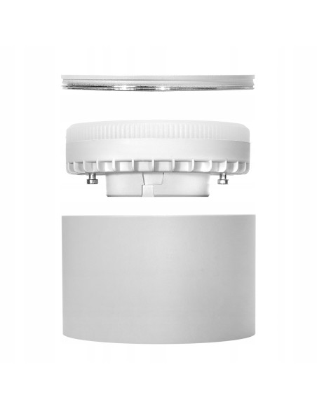 Stylowa Tuba Sufitowa GX53 CY-37 w Czarnym Kolorze - Nowoczesne Oświetlenie Do Wnętrz i Przestrzeni Zewnętrznych