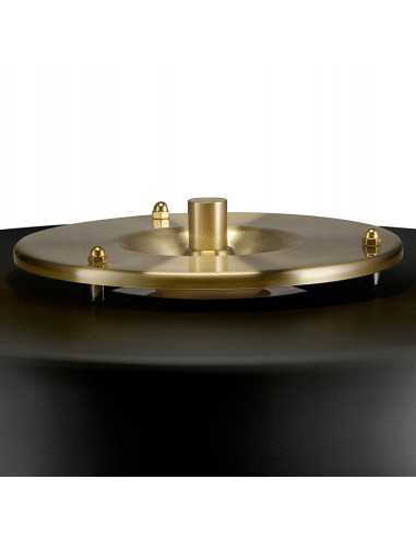 Lampa biurkowa Artdeco czarna z łańcuszkowym włącznikiem – nowoczesne i eleganckie oświetlenie do biura i sypialni