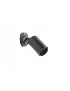 Regulowany kinkiet zewnętrzny AZzardo ROLF WALL antracytowy, wodoodporny, GU10 - nowoczesne oświetlenie tarasowe