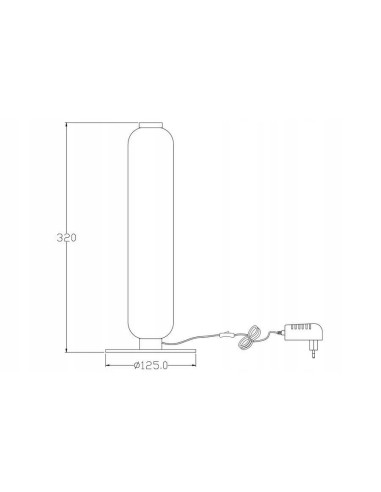 Lampa stołowa CATKIN Reality w kolorze czarnym, minimalistyczna z LED 8W, idealna do sypialni i salonu