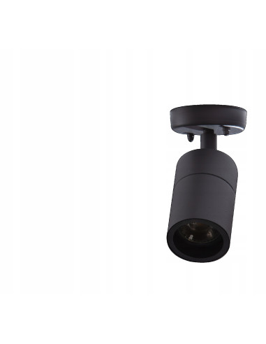 Regulowany kinkiet zewnętrzny AZzardo ROLF WALL antracytowy, wodoodporny, GU10 - nowoczesne oświetlenie tarasowe