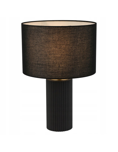 Lampa stołowa Tokio w czerni i złocie - elegancki akcent do każdego wnętrza, idealna do salonu i sypialni.