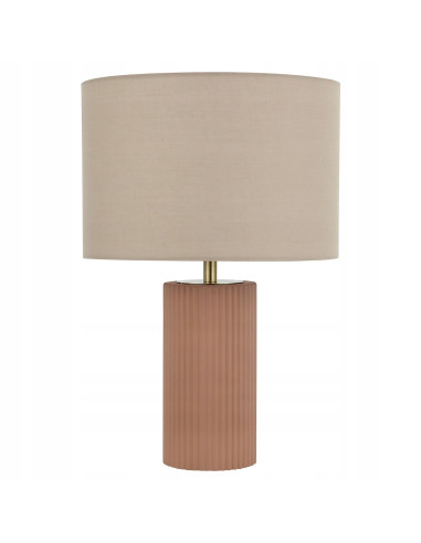 Lampa stołowa Tokio w eleganckim beżu z złotym akcentem E27 - luksusowe oświetlenie do każdego wnętrza