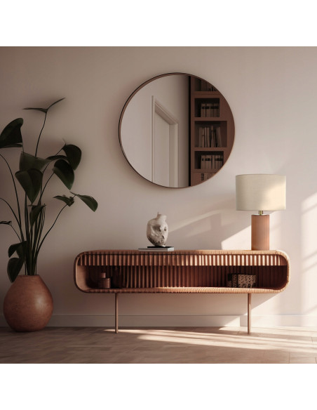 Lampa stołowa Tokio w eleganckim beżu z złotym akcentem E27 - luksusowe oświetlenie do każdego wnętrza