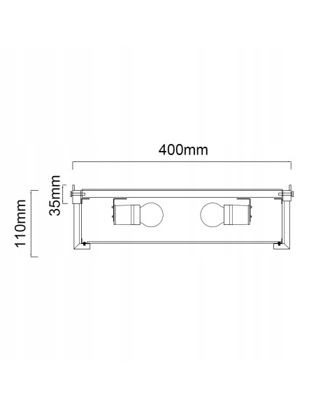 Nowoczesna lampa sufitowa ROMI w chromie, metalowa, 3-punktowa E14, 40 cm - elegancka dekoracja wnętrz