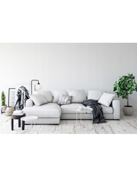 Lampa stojąca ELIZA z nowoczesnym designem, idealna do sypialni, salonu i gabinetu w czerni i bieli.