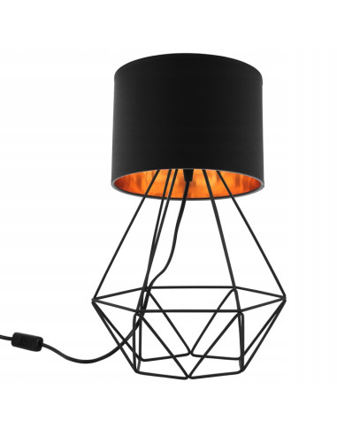 Lampa SHADE w stylu industrialnym – personalizowana lampka nocna i stołowa do sypialni i salonu