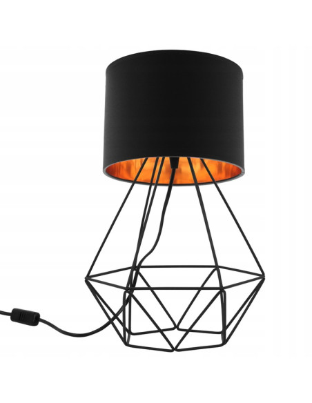 Lampa SHADE w stylu industrialnym – personalizowana lampka nocna i stołowa do sypialni i salonu